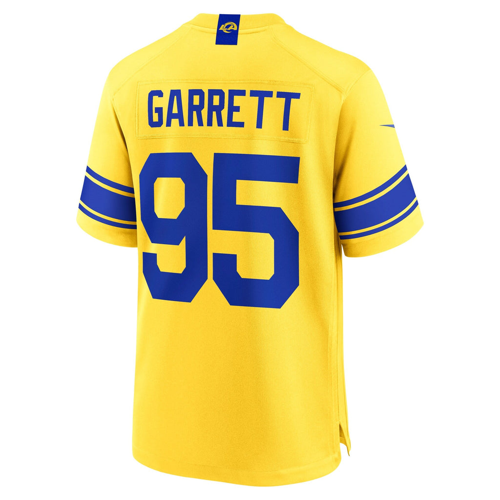Los Angeles Rams Myles Garrett Classic Sol Game Football Jersey