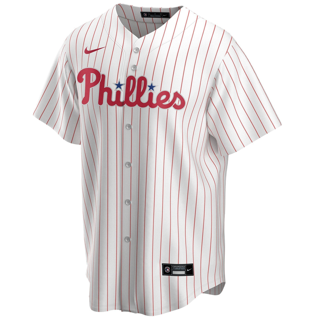 Philadelphia Phillies White Home Replica Custom Baseball Jersey