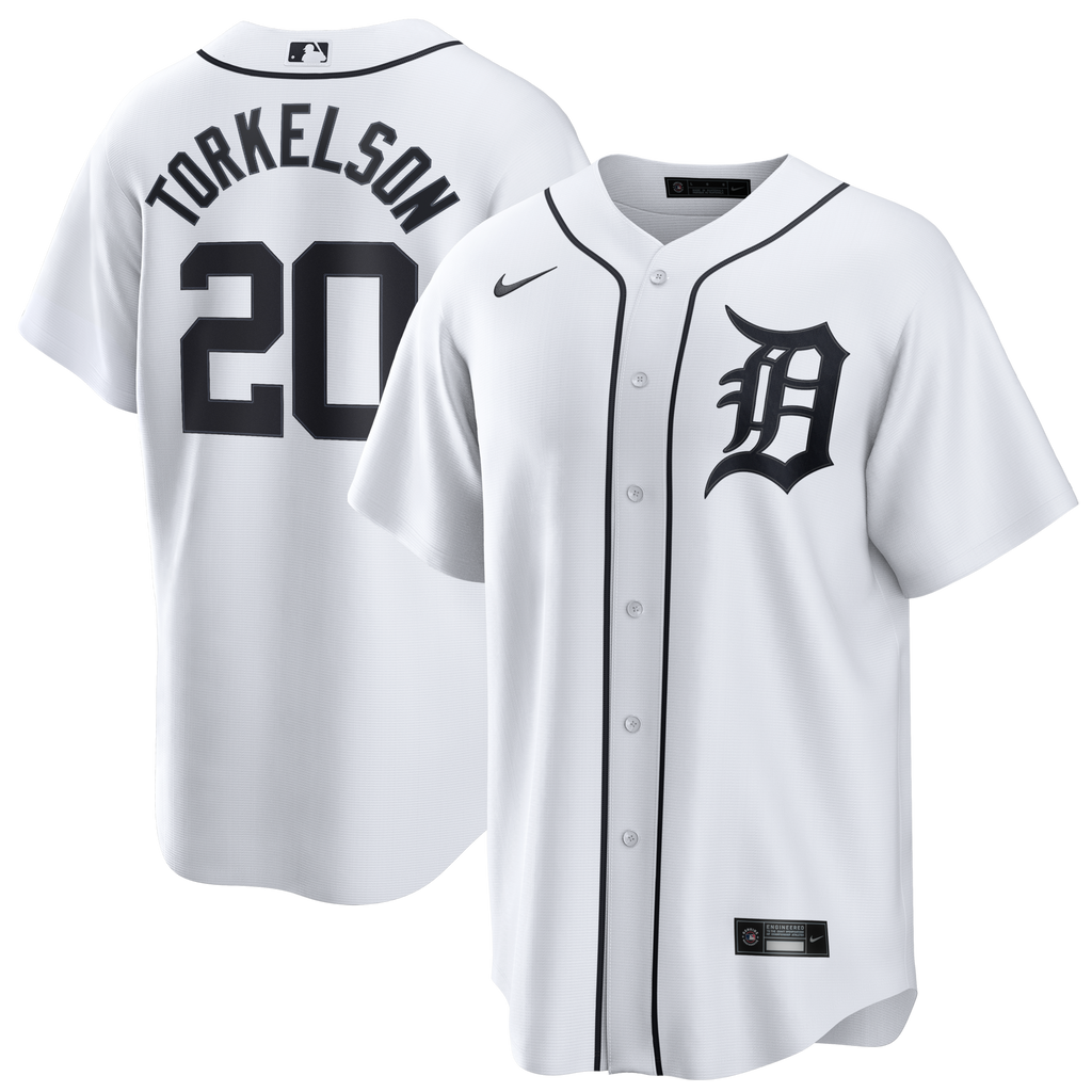 Detroit Tigers Spencer Torkelson White Home Replica Baseball Jersey