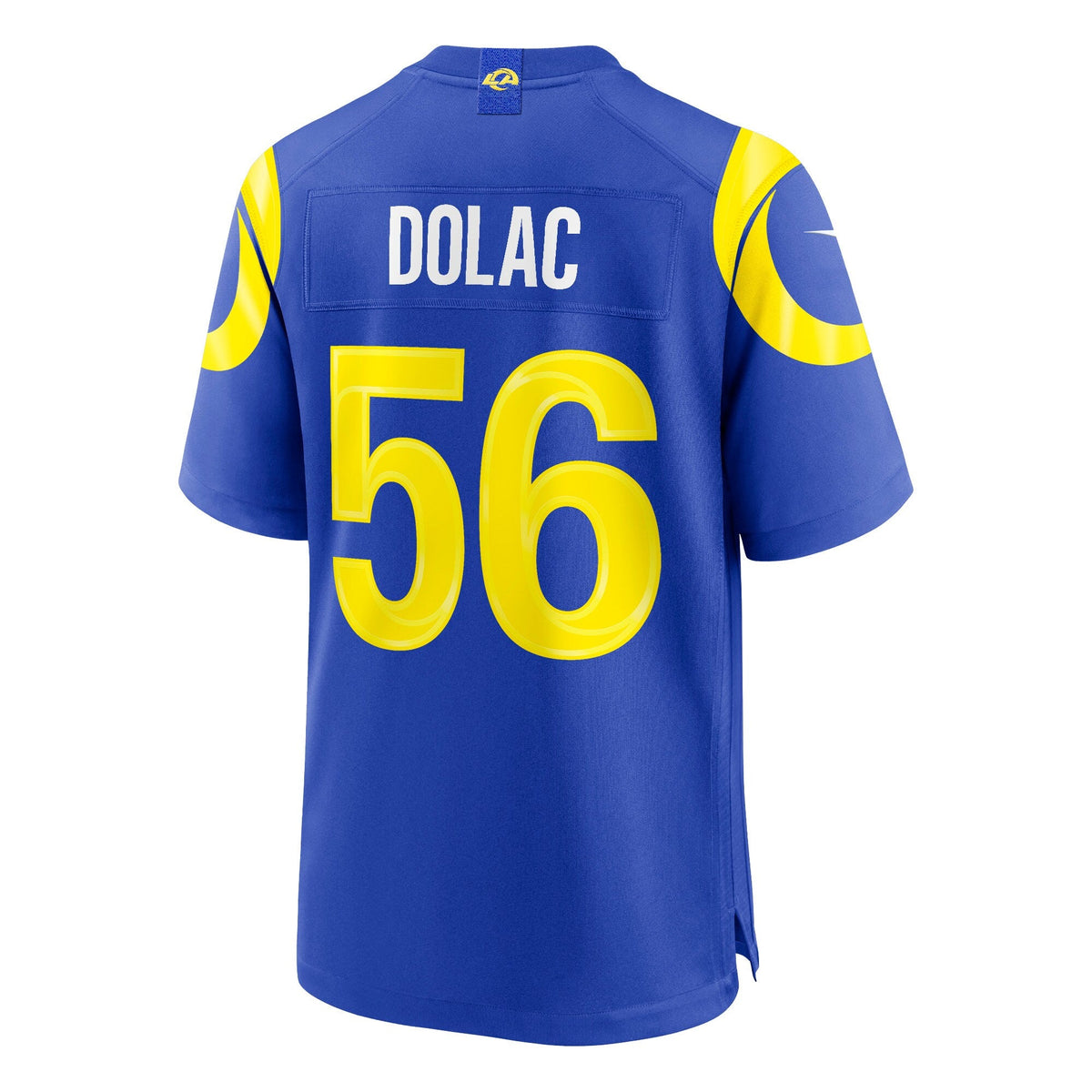 Los Angeles Rams Shaun Dolac Royal Team Game Football Jersey