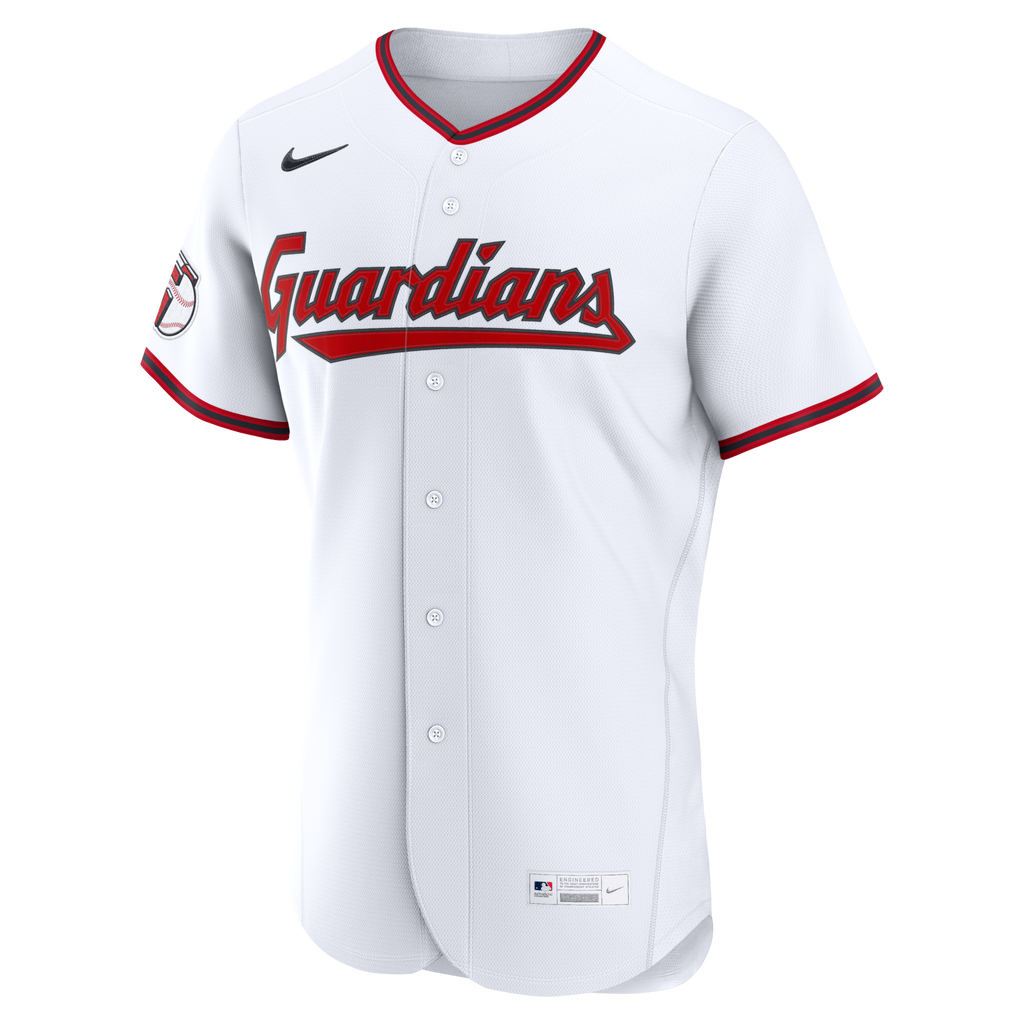 Cleveland Guardians White Home Custom Baseball Jersey