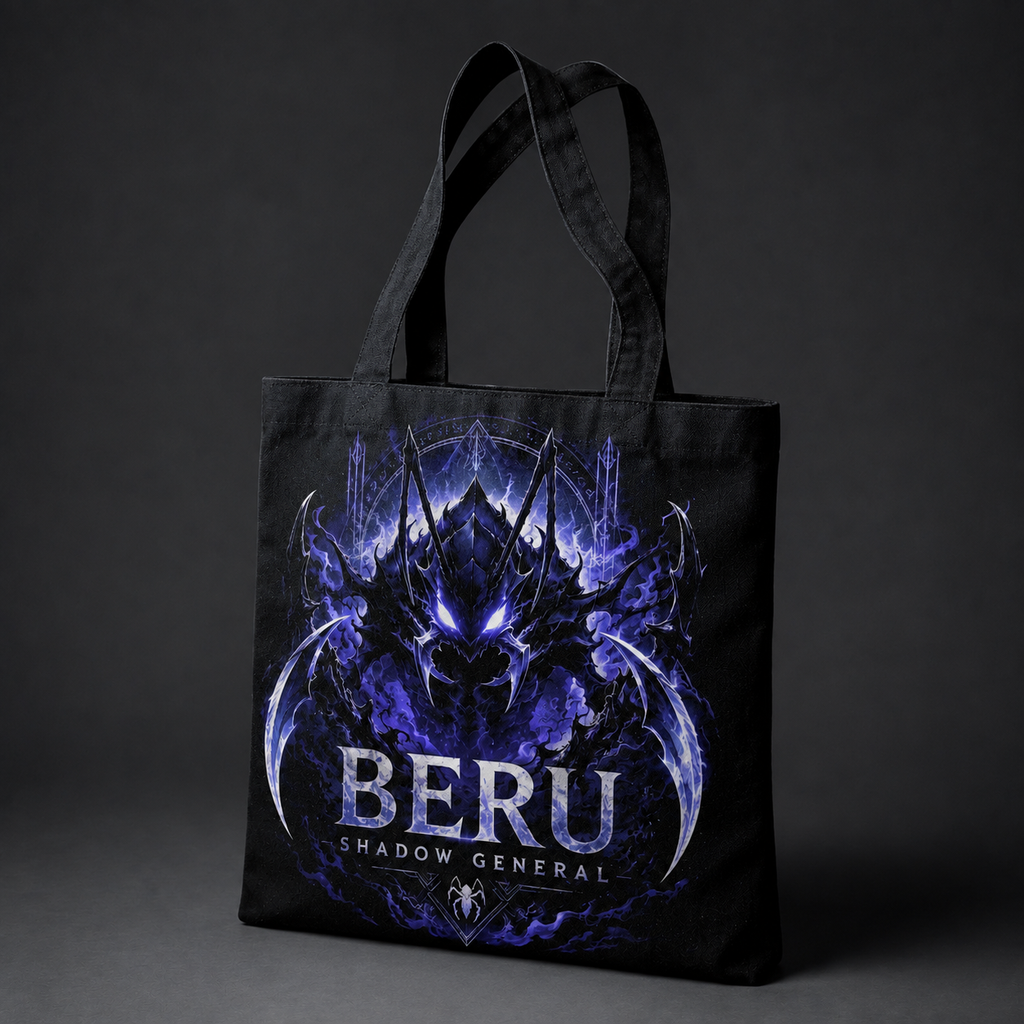 Beru Solo Leveling Anime Canvas Tote Bag - Beru Shadow General