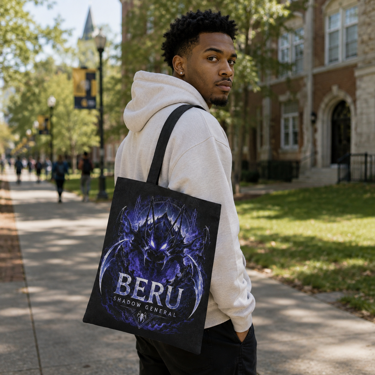 Beru Solo Leveling Anime Canvas Tote Bag - Beru Shadow General
