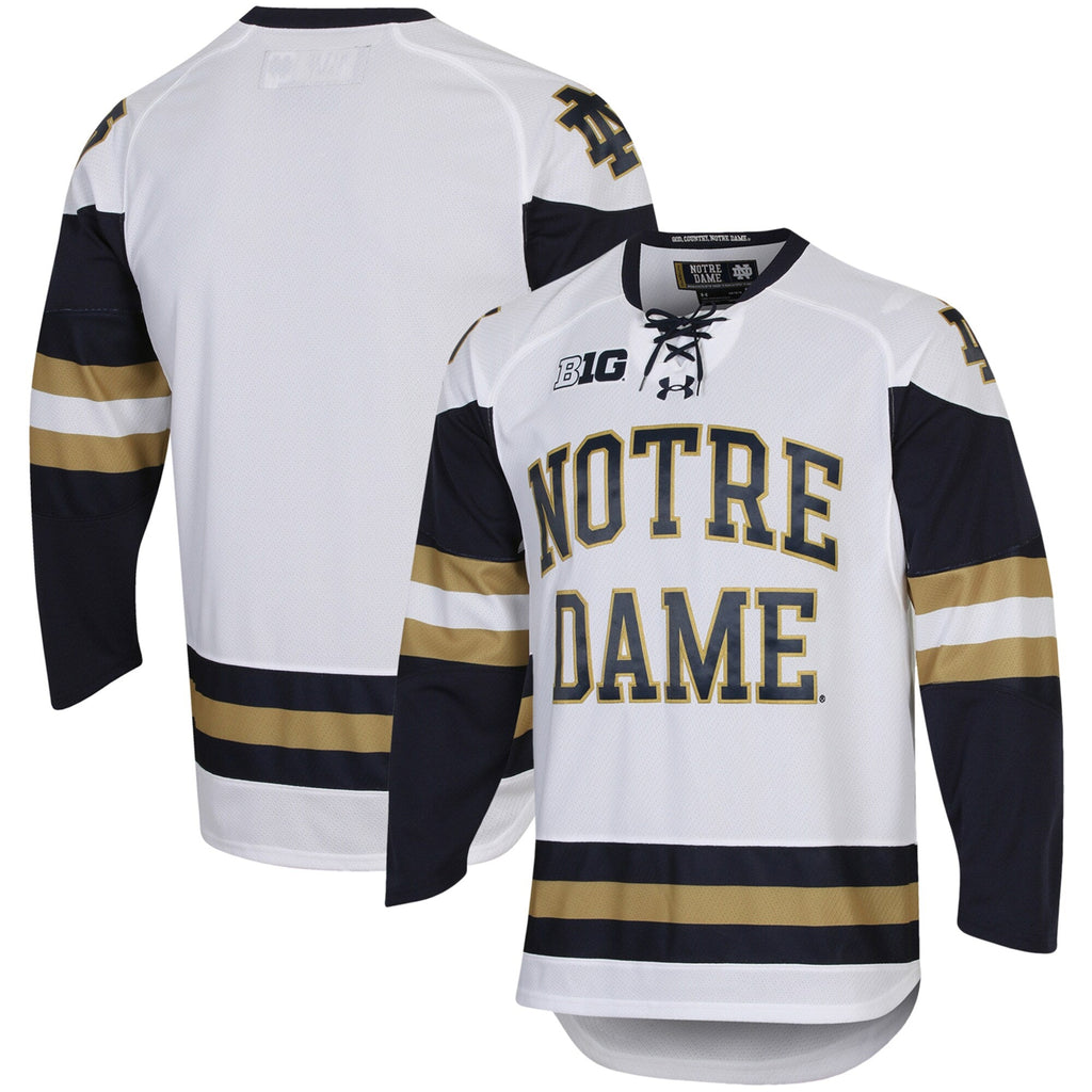 Notre Dame Fighting Irish UA Replica Hockey Jersey - White