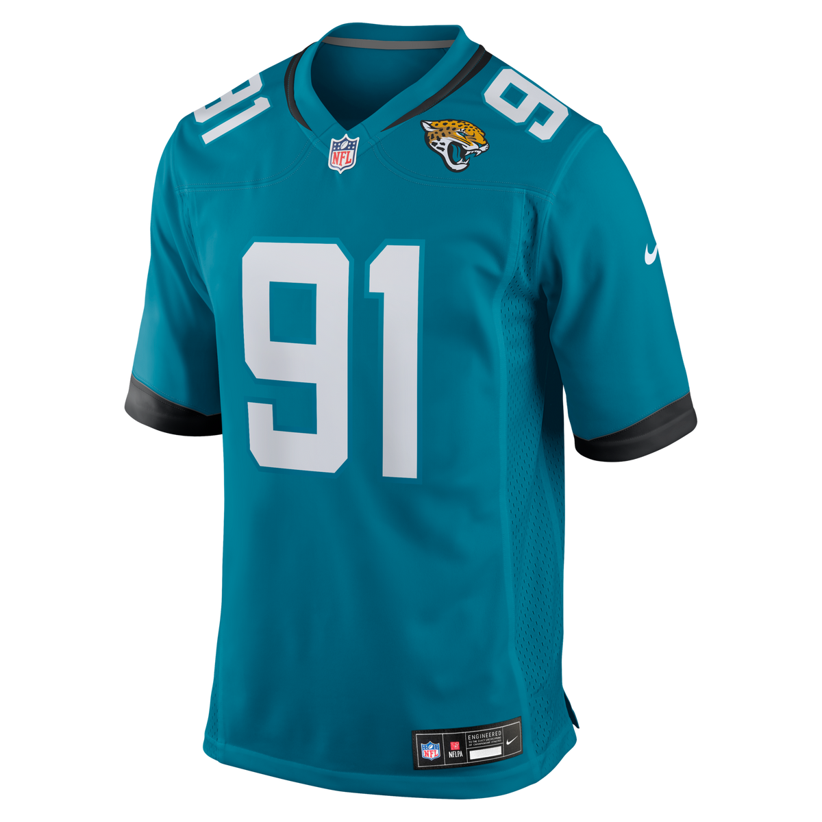 Jacksonville Jaguars Arik Armstead Teal Team Game Football Jersey
