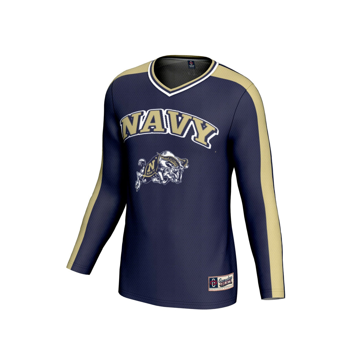Navy Midshipmen #1 Lightweight Volleyball Fashion Jersey - Navy