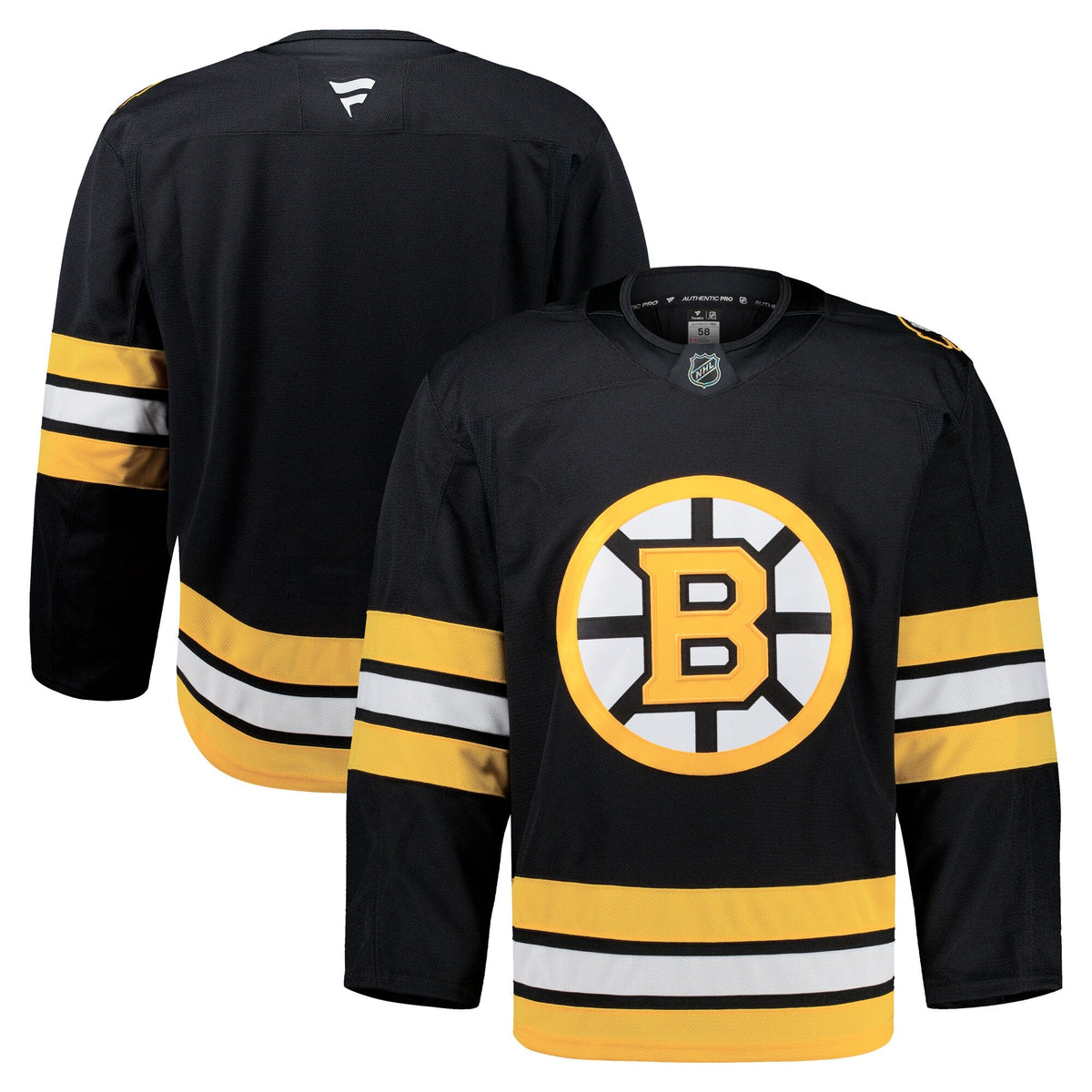 Boston Bruins Black Home Pro Jersey