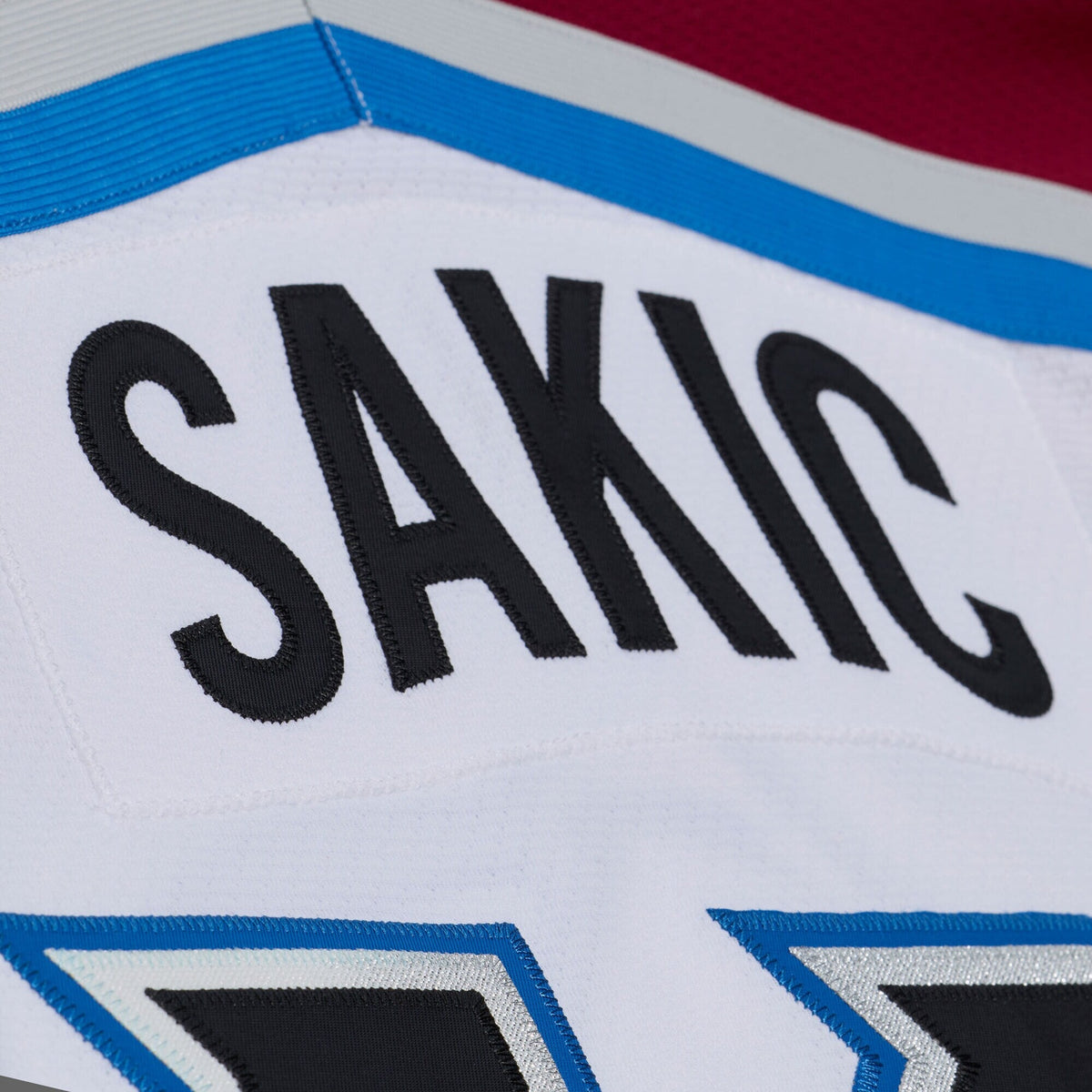 Colorado Avalanche Joe Sakic White 1995 Power Play Jersey