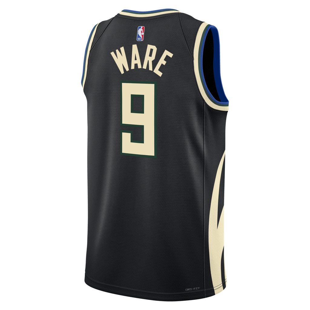 Milwaukee Bucks Statement Edition Swingman Jersey - Hunter Green - Kel'el Ware