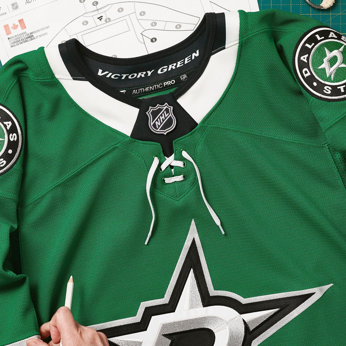 Dallas Stars Kelly Green Home Pro Jersey
