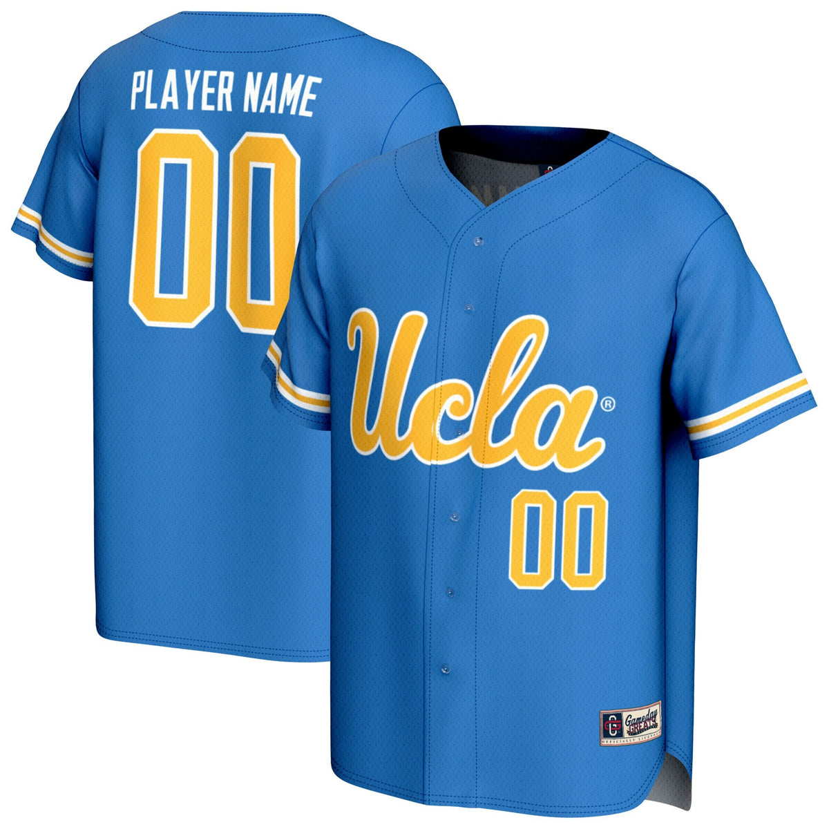UCLA Bruins NIL Pick-A-Player Lightweight Softball Fashion Jersey - Blue