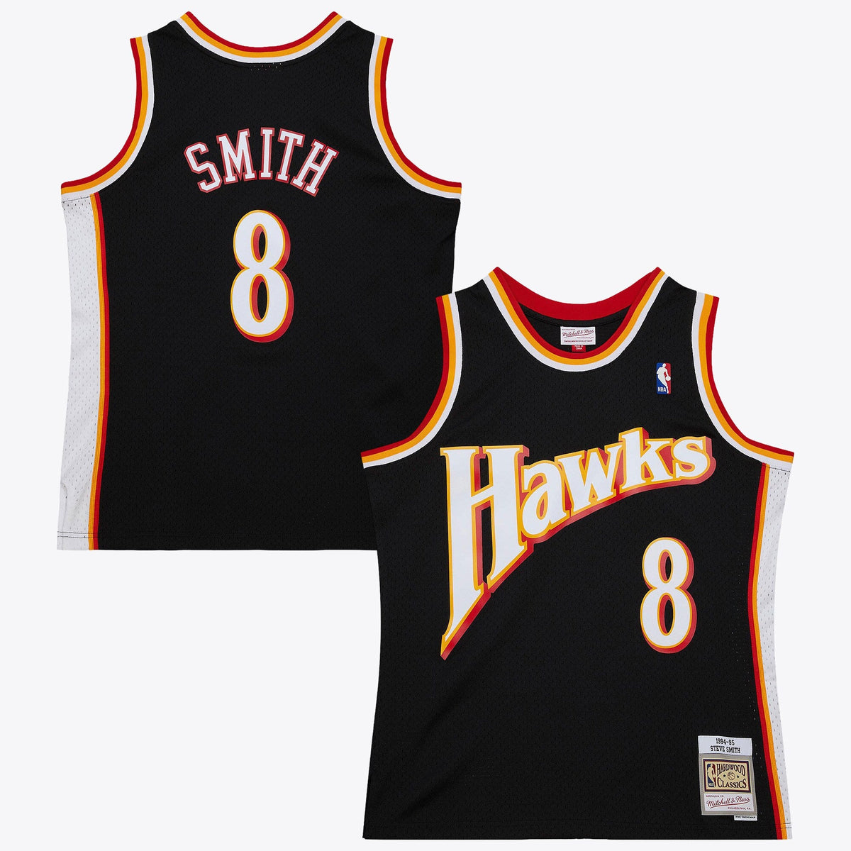 Atlanta Hawks Steve Smith 1994 Dark Jersey - Black