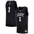 #1 Black Mississippi State Bulldogs Swingman Basketball Jersey