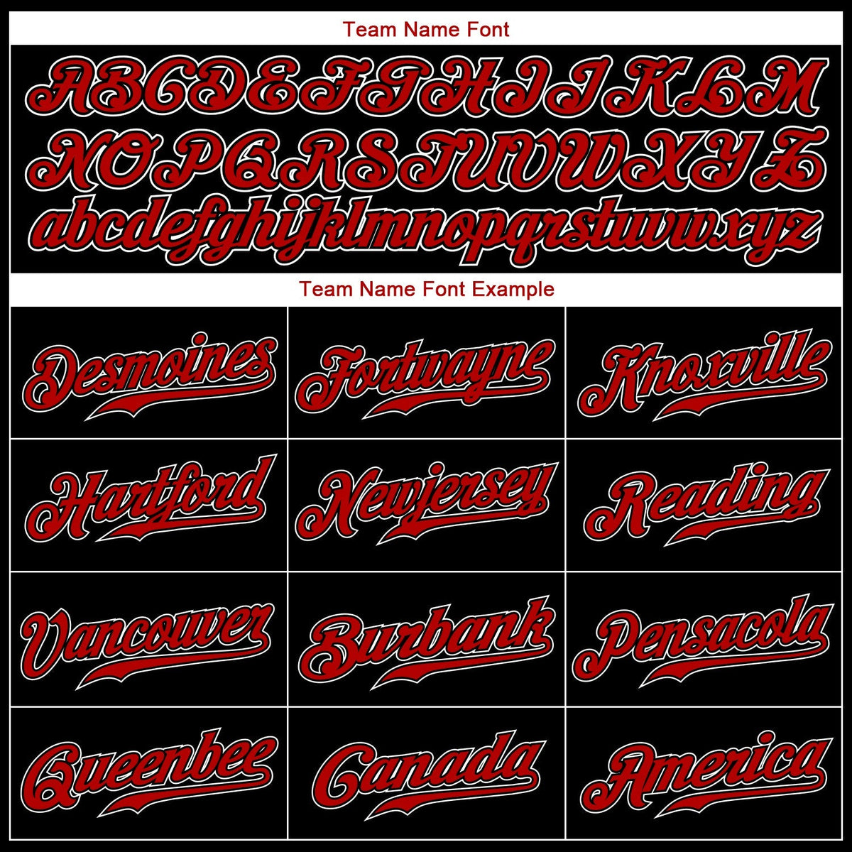 Custom Baseball Jersey - Black Red-White - Style Black0233