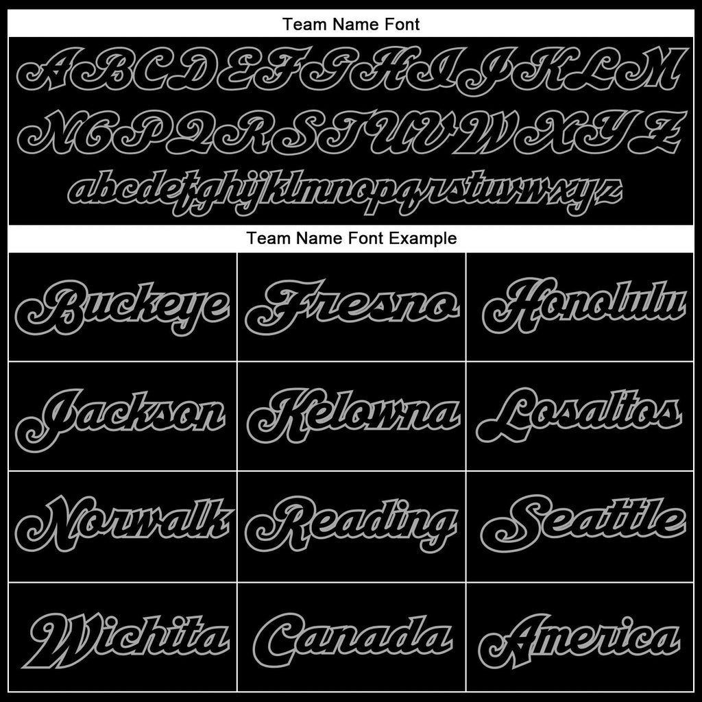 Custom Football Jersey - Black Black-Gray Mesh Throwback