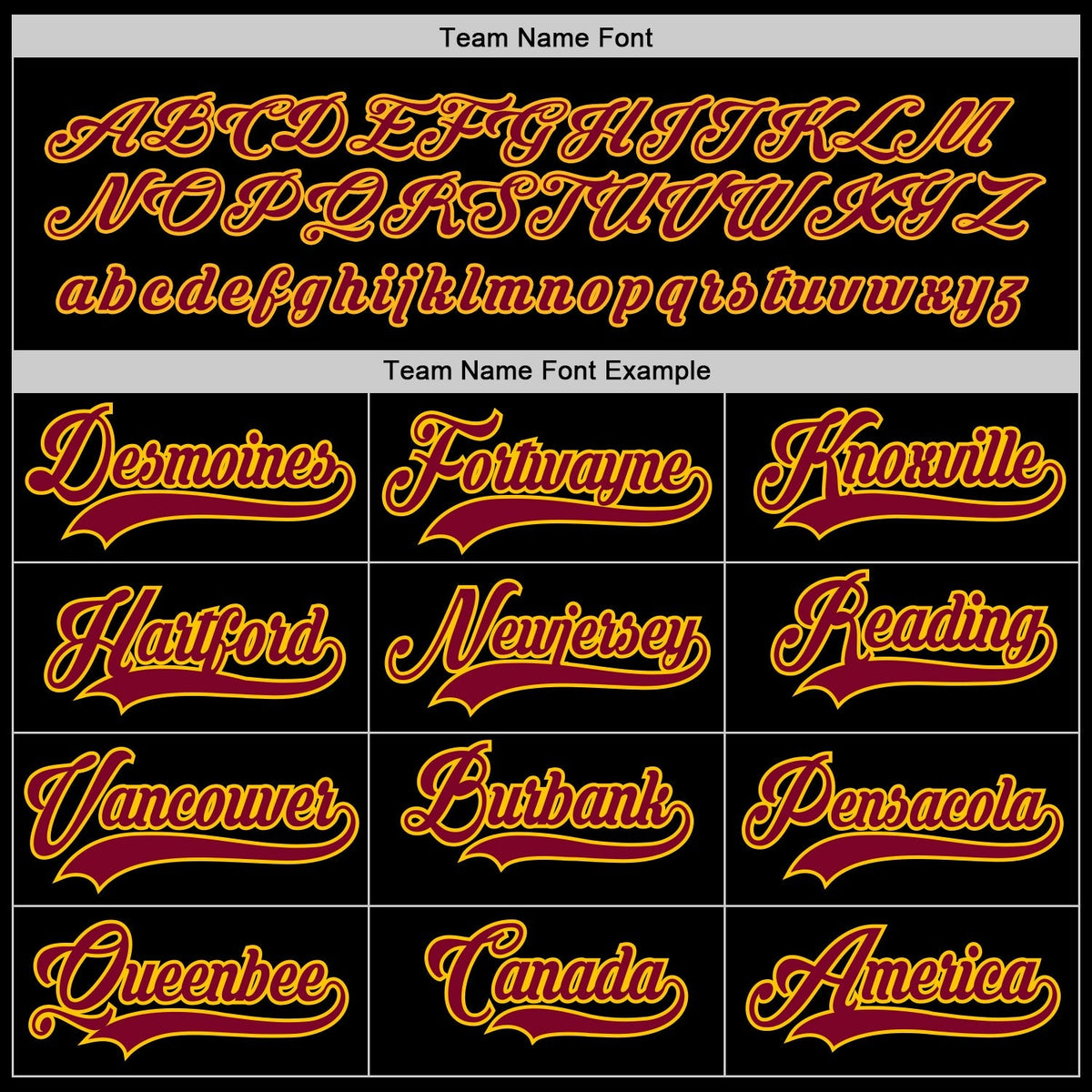 Custom Hockey Jersey - Black Maroon-Gold - Style Black0586