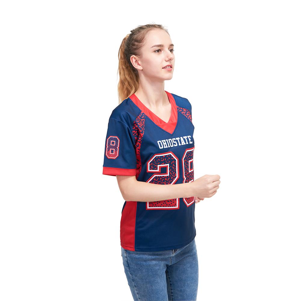 Custom Football Jersey - Royal Red-White Drift Fashion