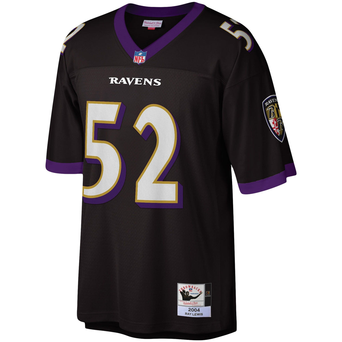 Baltimore Ravens Ray Lewis Black Legacy Replica Football Jersey