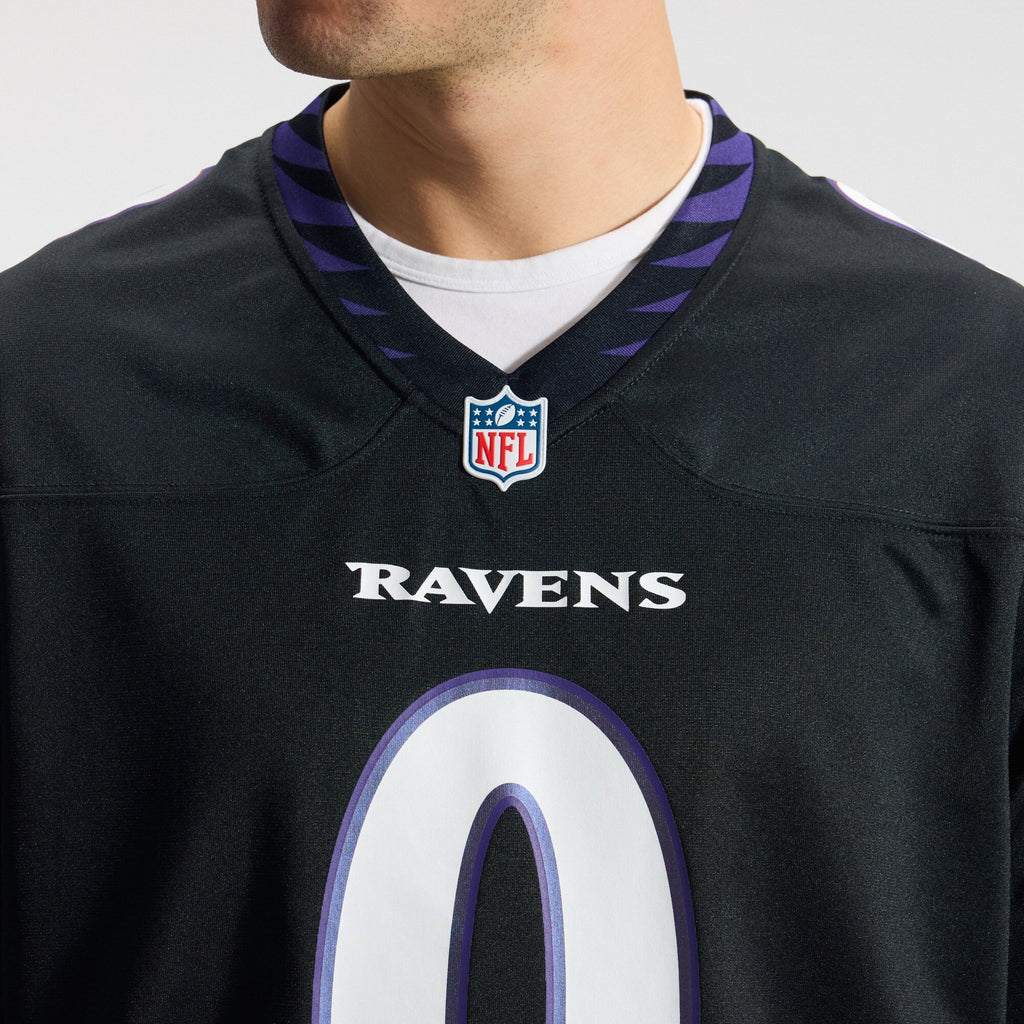 Baltimore Ravens Roquan Smith Black Alternate Game Football Jersey