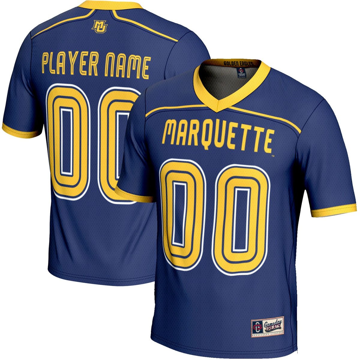 Marquette Golden Eagles NIL Pick-A-Player Lightweight Lacrosse Jersey - Navy