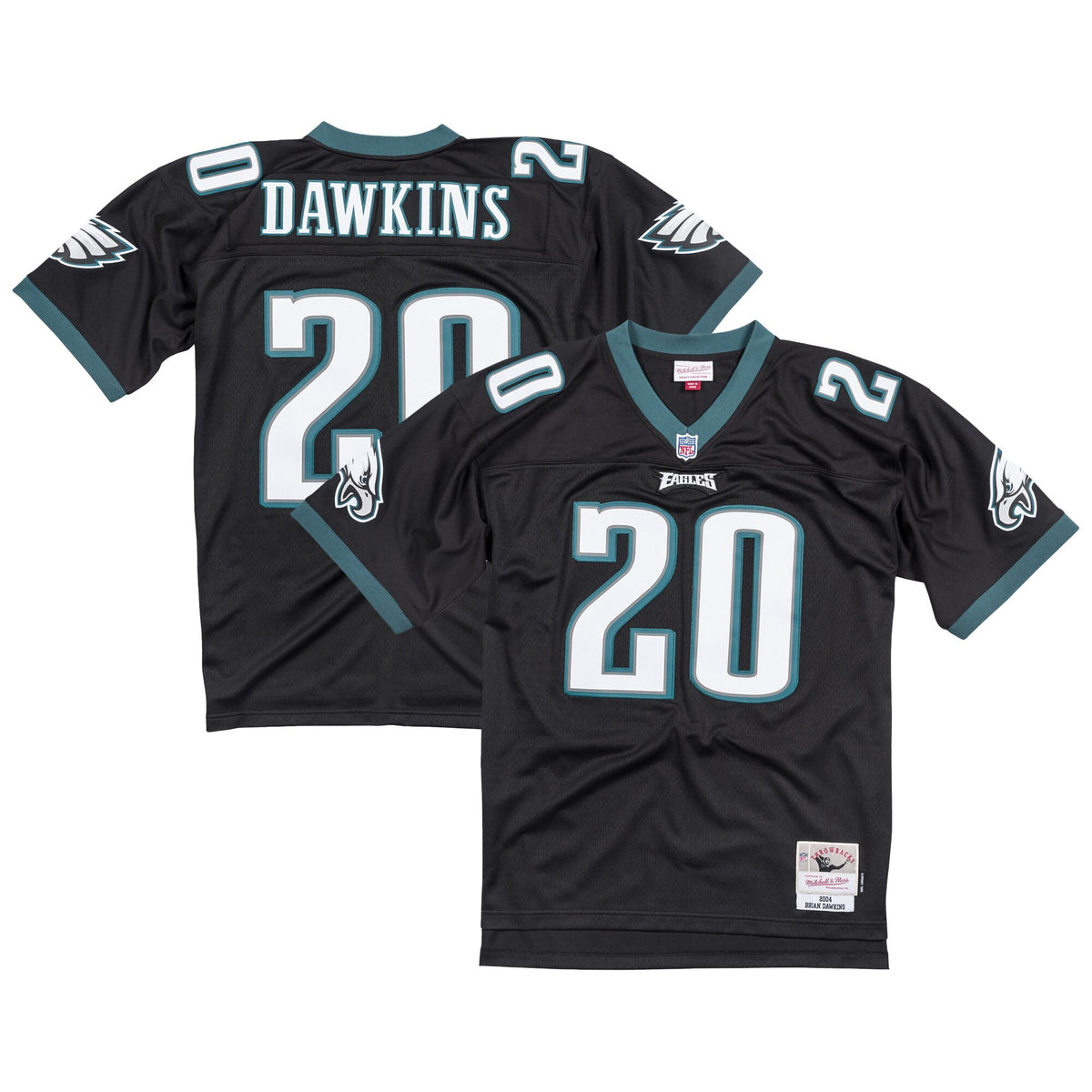 Philadelphia Eagles Brian Dawkins Black Legacy Replica Football Jersey
