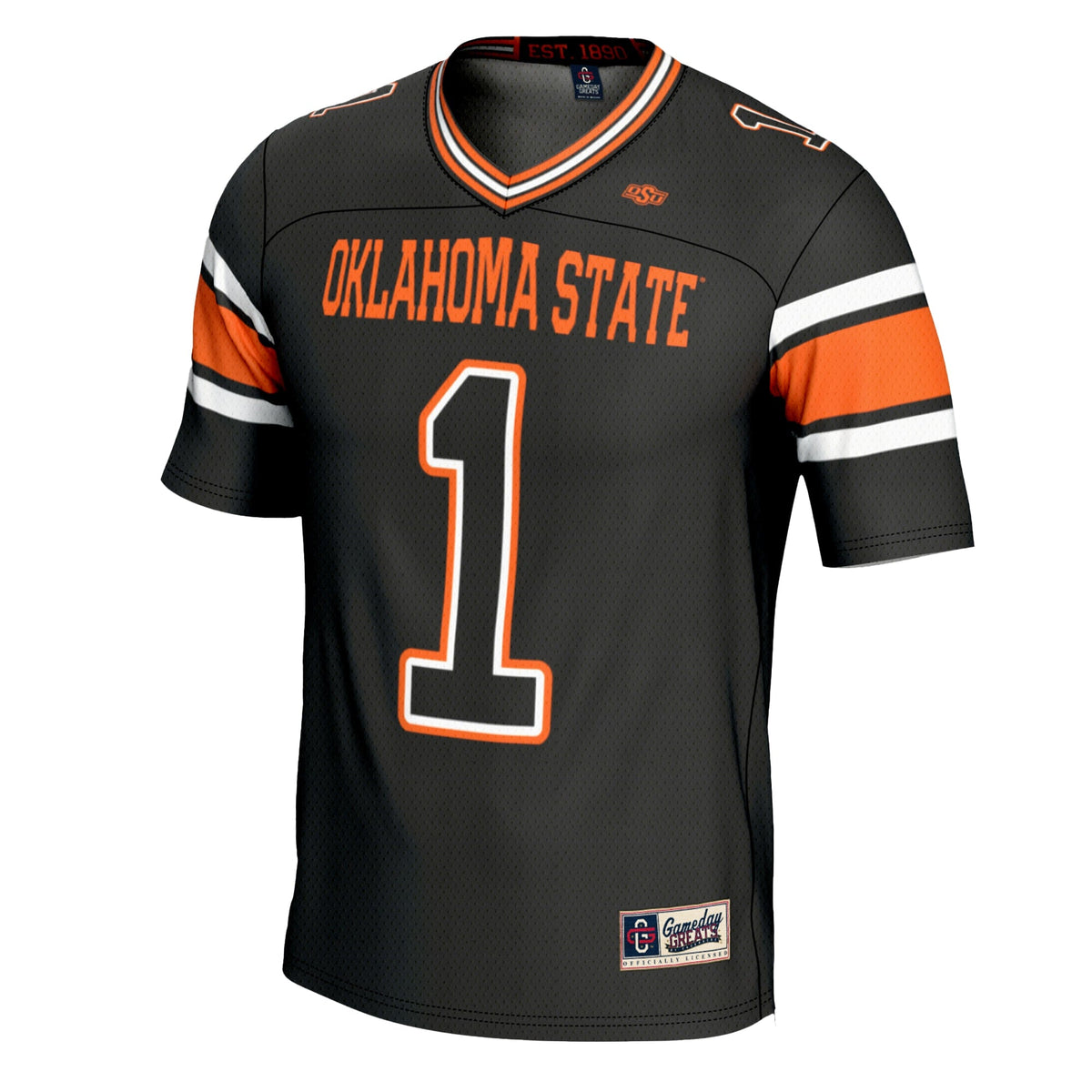 #1 Oklahoma State Cowboys Football Jersey - Black