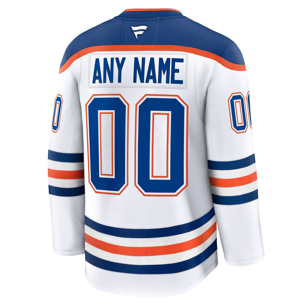 Edmonton Oilers White Away Premium Custom Jersey