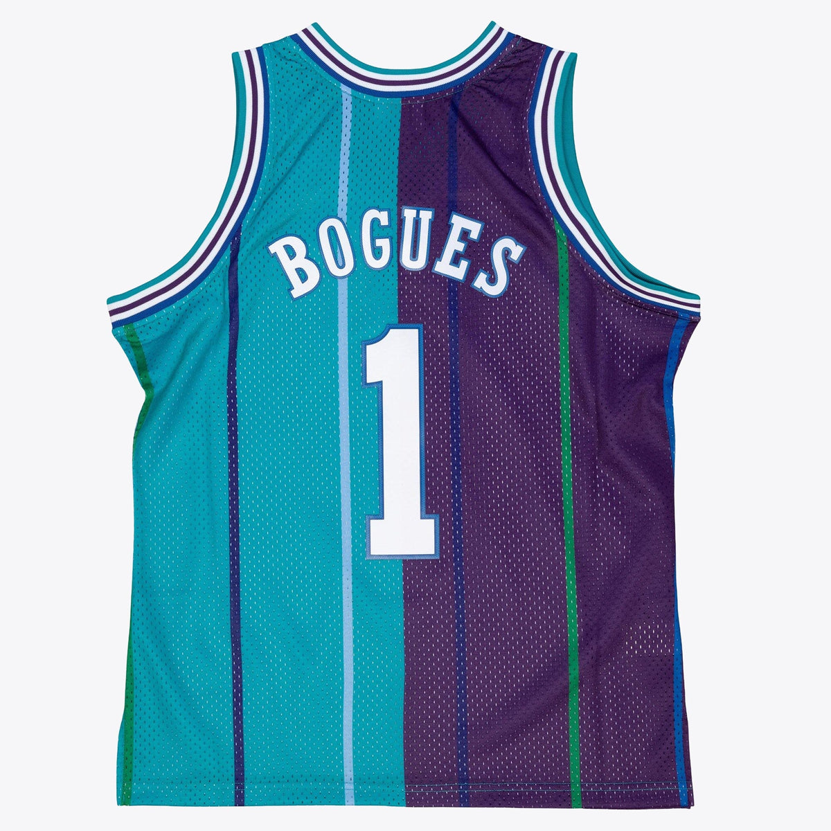 Charlotte Hornets Muggsy Bogues 1994 Split Swingman Jersey