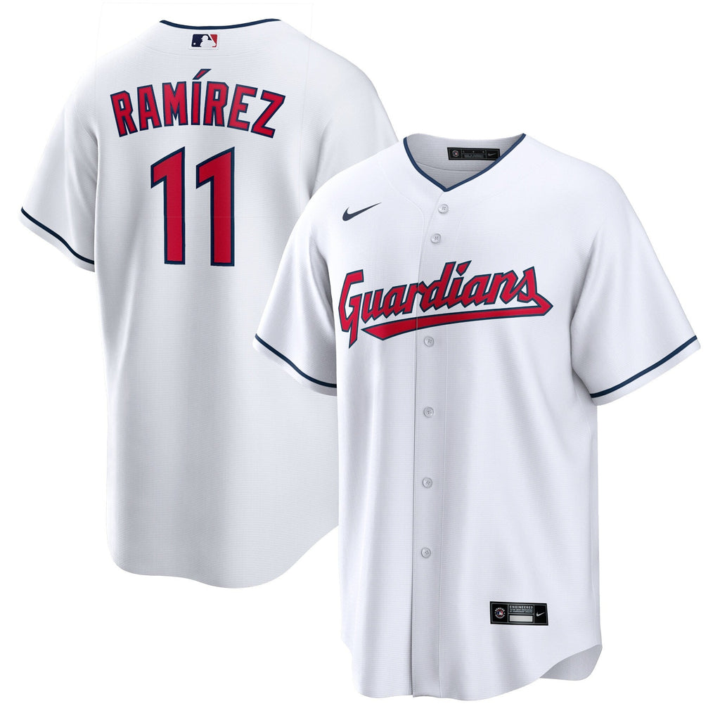 Cleveland Guardians José Ramírez White Replica Player Baseball Jersey