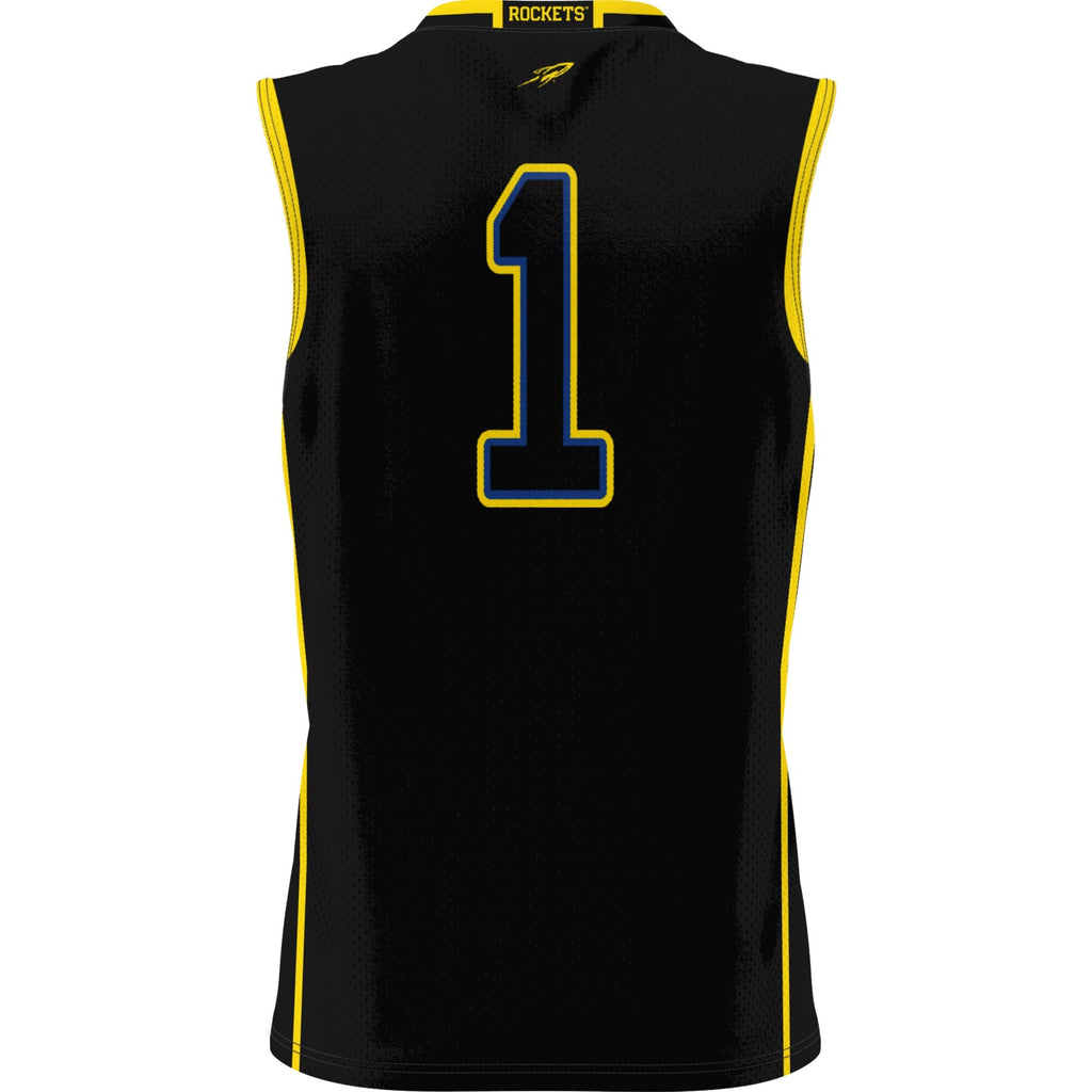 #1 Toledo Rockets Lightweight Basketball Jersey - Black