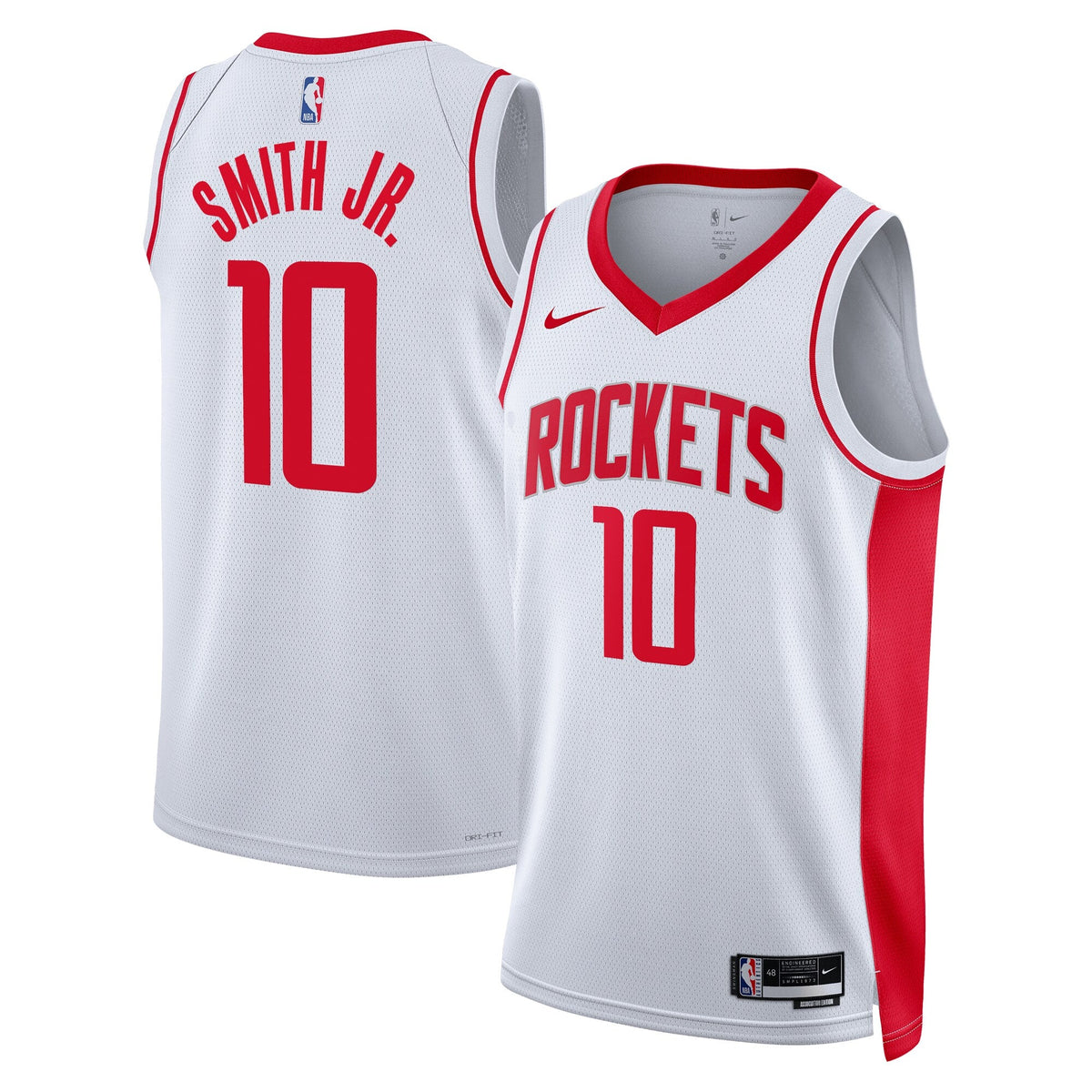 Houston Rockets Association Edition Swingman Jersey - White - Jabari Smith Jr.