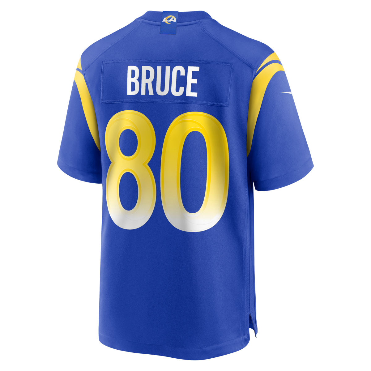 Los Angeles Rams Isaac Bruce Royal Game Retired Player Football Jersey
