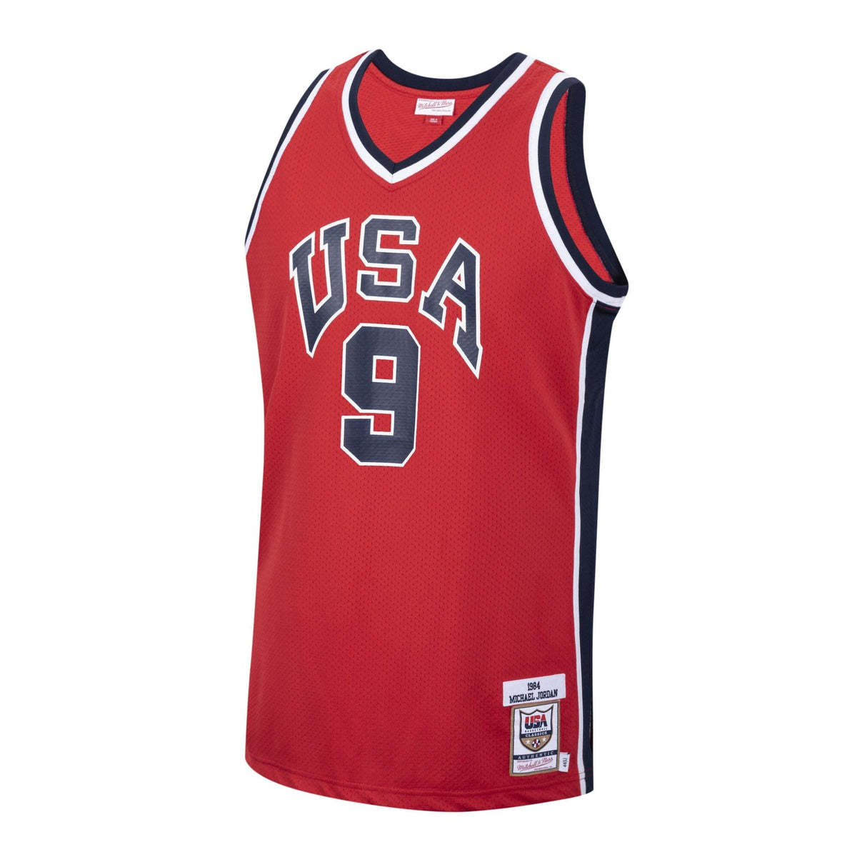 USA 1984 Michael Jordan USA Basketball Alternate Jersey - Red
