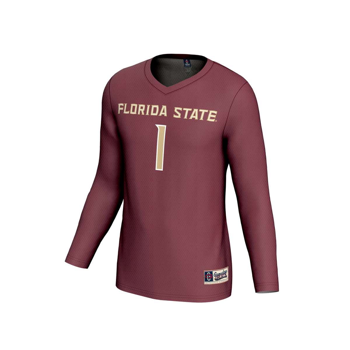 #1 Florida State Seminoles Collegiate Volleyball Fashion Jersey - Garnet