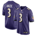Baltimore Ravens Chidobe Awuzie Purple Team Game Football Jersey