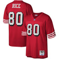 San Francisco 49ers Jerry Rice Scarlet Legacy Replica Football Jersey - Style 4393242