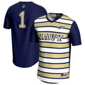#1 Navy Navy Midshipmen Lightweight Soccer Fashion Jersey