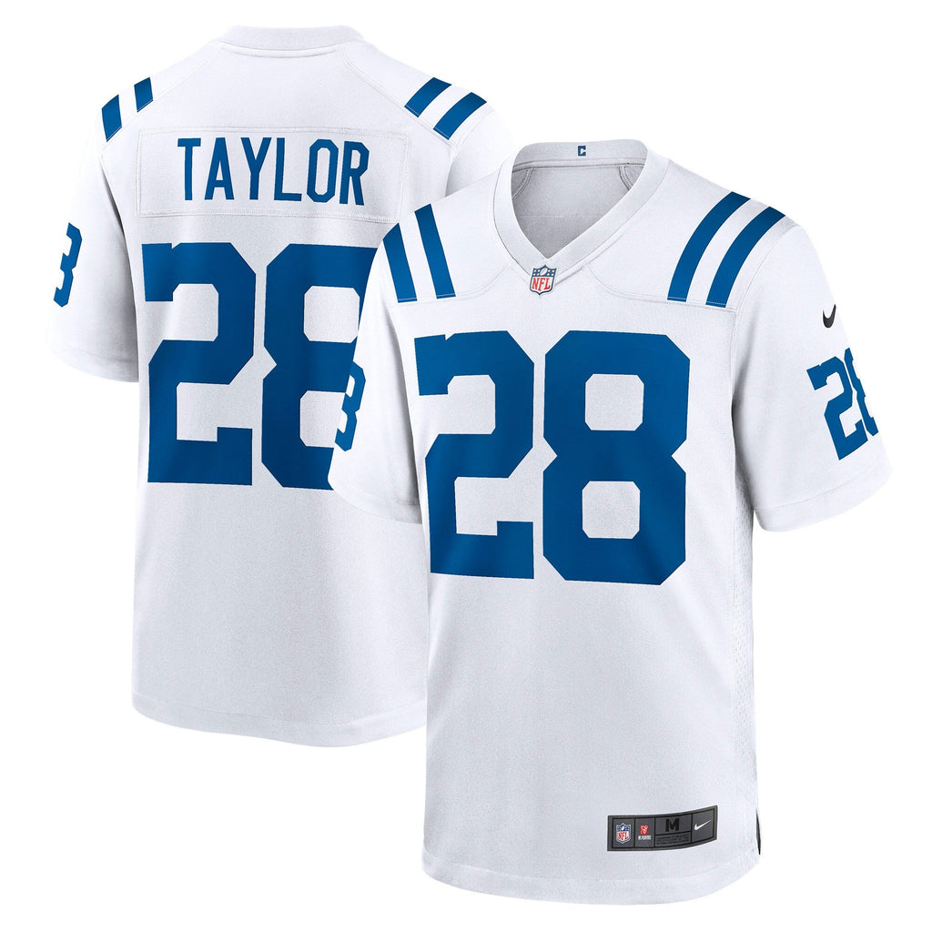 Indianapolis Colts Jonathan Taylor White Player Game Football Jersey