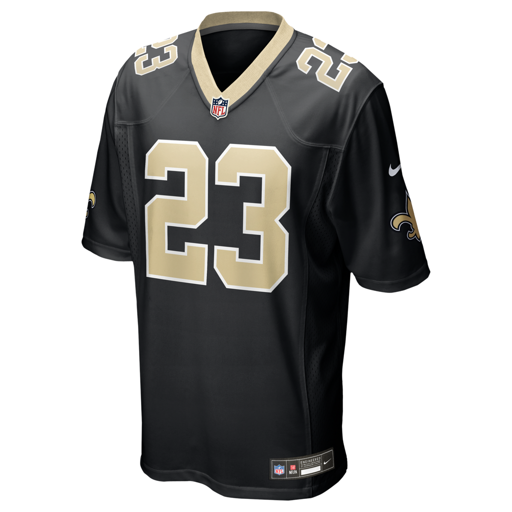New Orleans Saints Julian Blackmon Black Team Game Football Jersey
