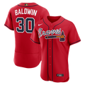 Atlanta Braves Drake Baldwin Red MLB Awards Baseball Jersey