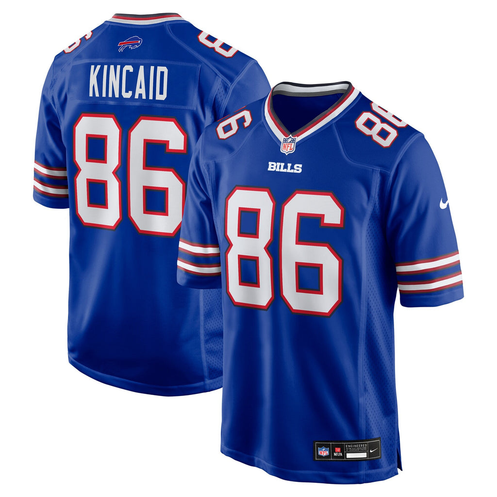 Buffalo Bills Dalton Kincaid Royal Game Football Jersey