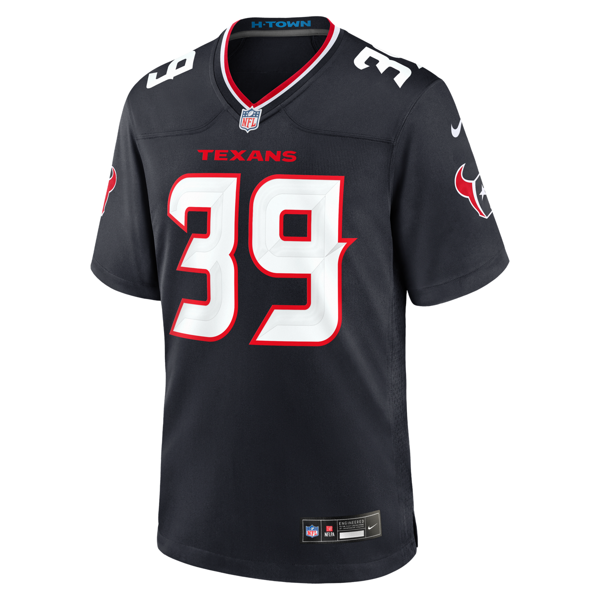 Houston Texans Henry To'oto'o Navy Team Game Football Jersey