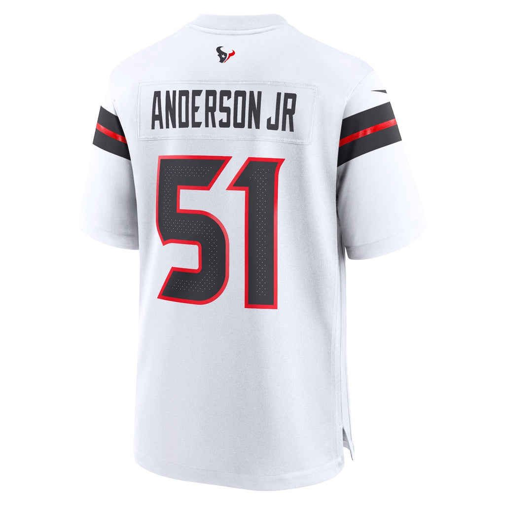 Houston Texans Will Anderson Jr. White Game Football Jersey