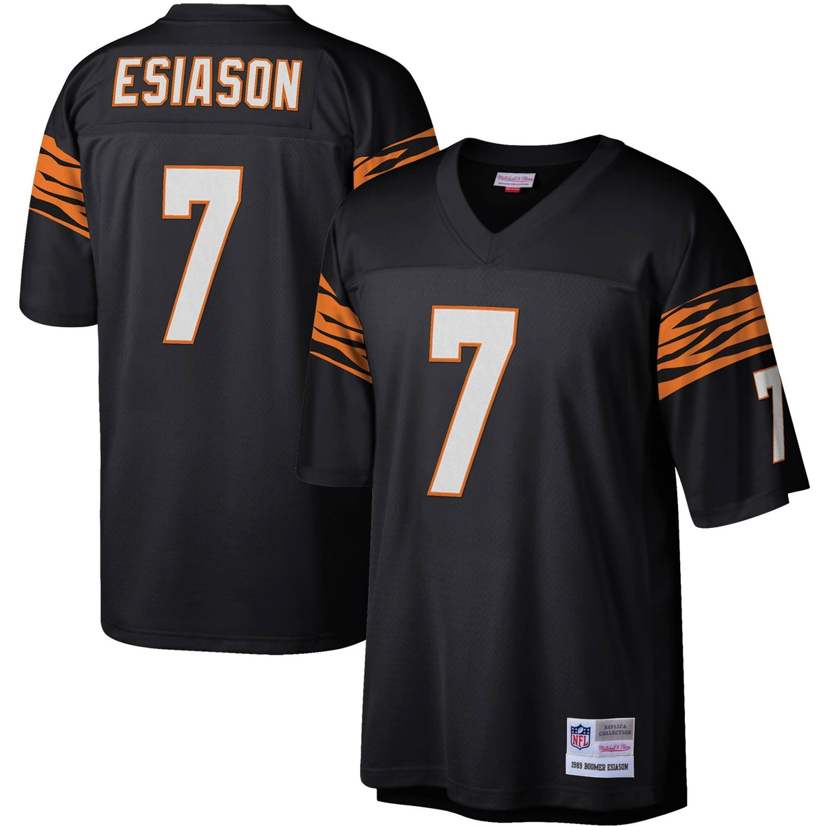 Cincinnati Bengals Boomer Esiason Black Legacy Replica Football Jersey