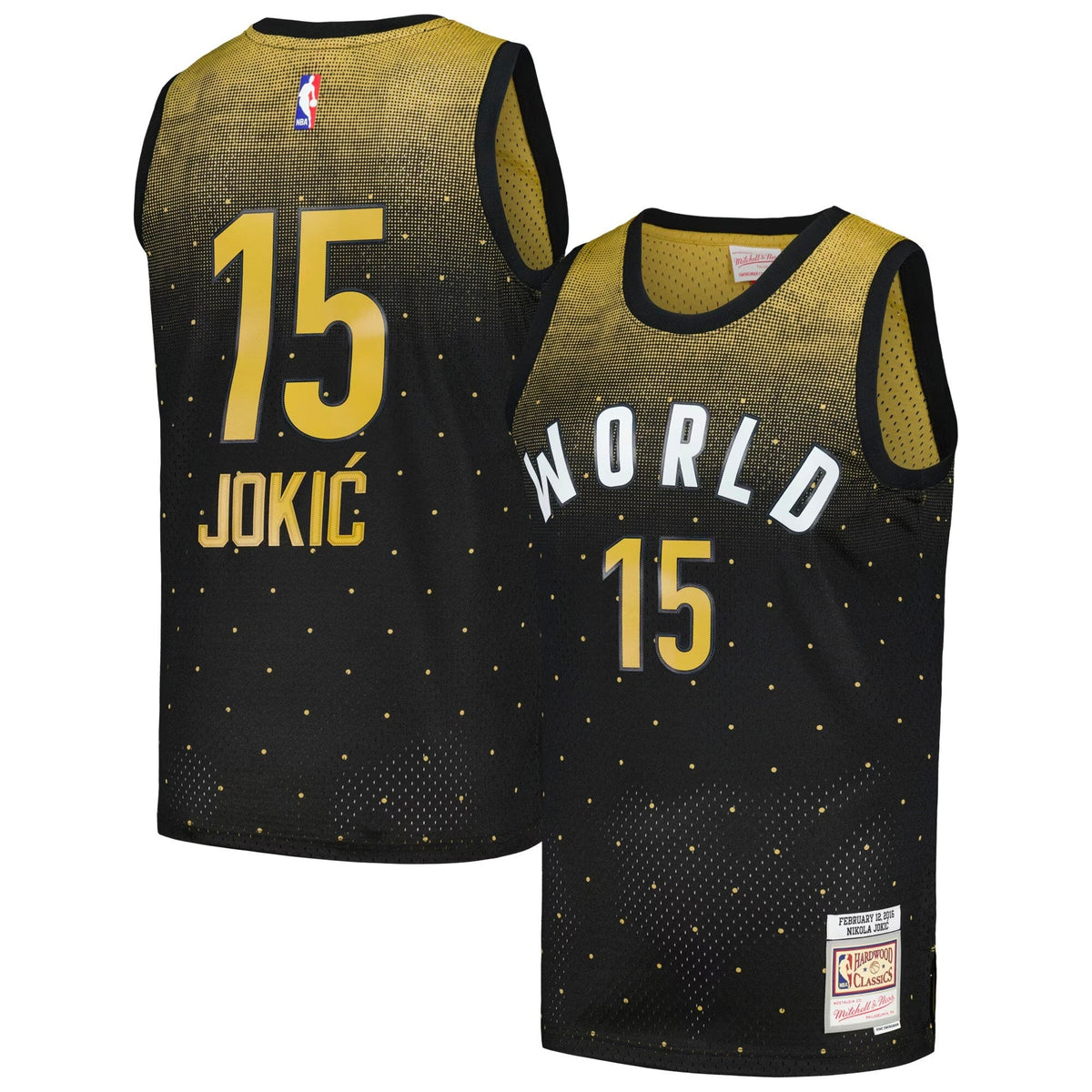 Nikola Jokic Black 2016 NBA Rising Stars Challenge Hardwood Classics Swingman Jersey