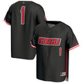 #1 San Diego State Aztecs Lightweight Baseball Fashion Jersey - Black