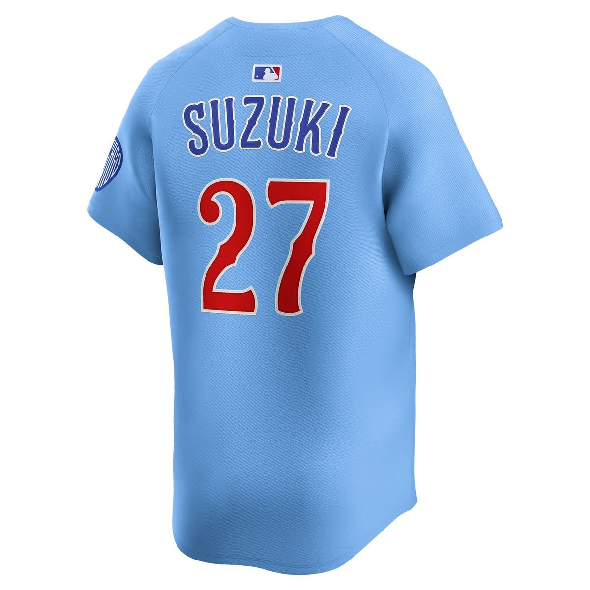 Chicago Cubs Seiya Suzuki Light Blue 2nd Alternate Limited Player Baseball Jersey
