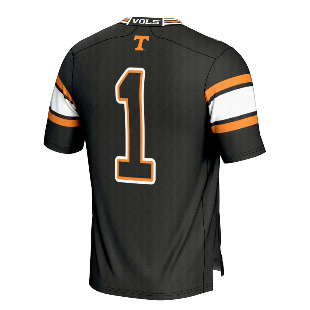 #1 Black Tennessee Volunteers Football Jersey