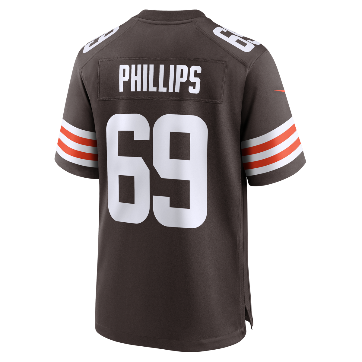Cleveland Browns Tyre Phillips Brown Team Game Football Jersey