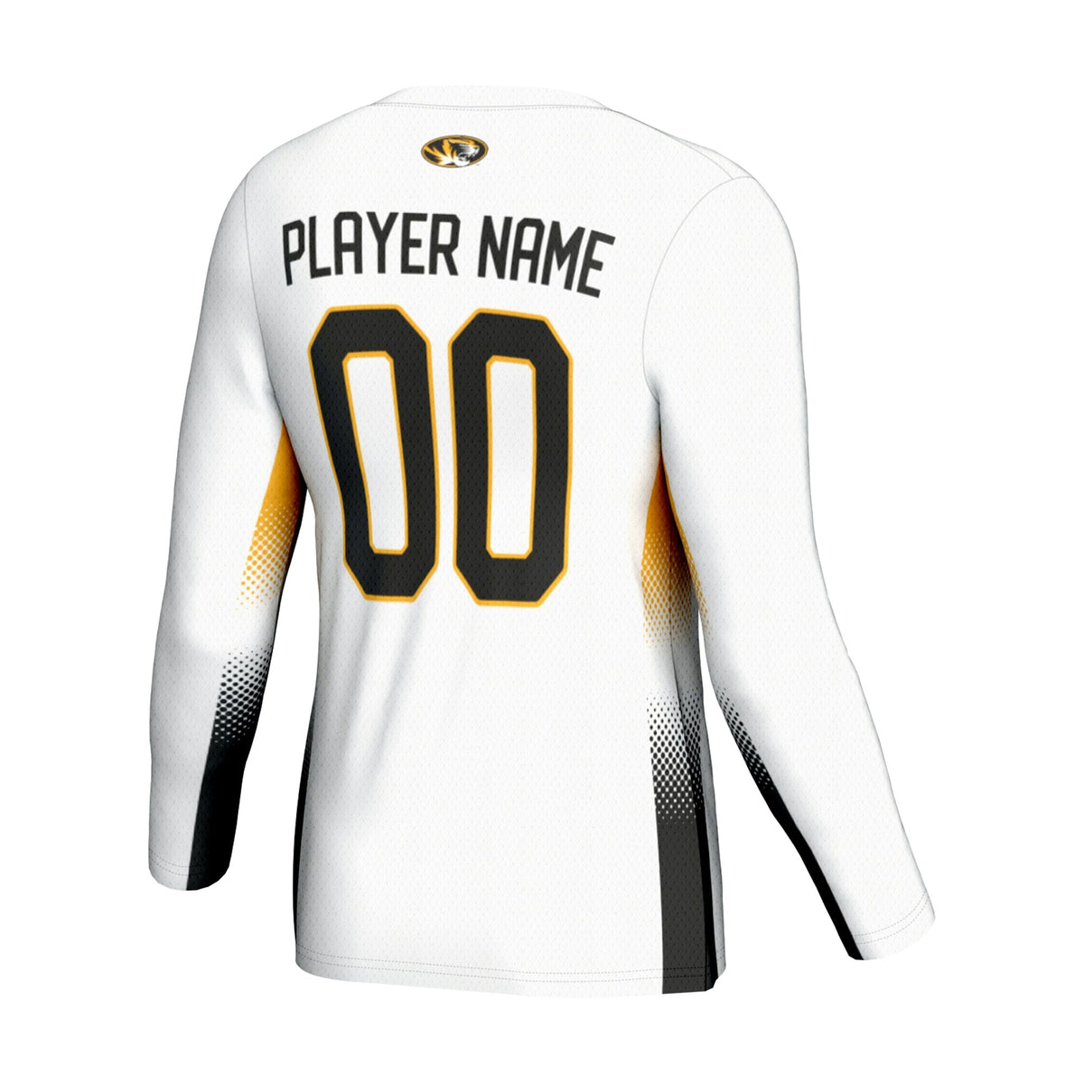 Missouri Tigers NIL Pick-A-Player Lightweight Volleyball Jersey – White